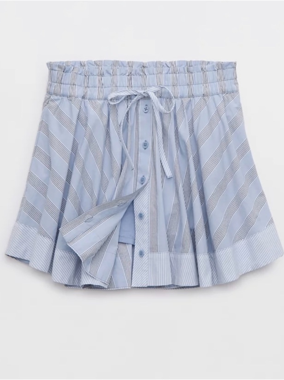 NWT XS Boxer Skirt AERIE Shorts 100% Cotton Extra Small Skorts New 0 2 Athletic - Picture 1 of 8